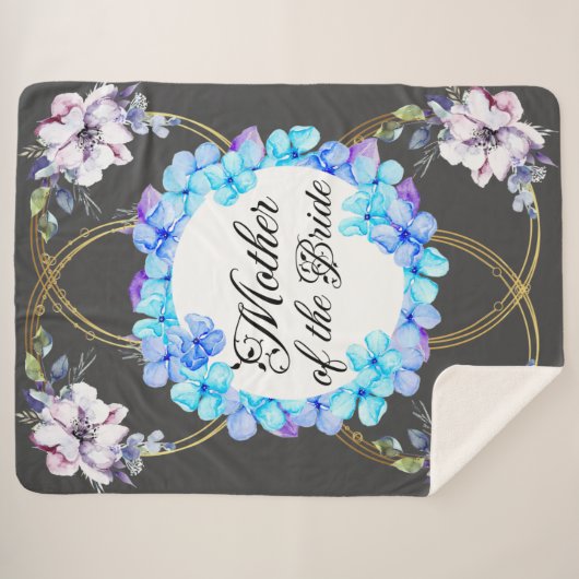 Sherpa Blanket im Tessin Blume Sherpadecke (Vorderseite (Horizontal))