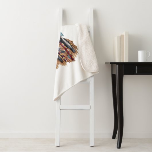 Sherpa Blanket - Indigene Amerikaner Sherpadecke (Beispiel)