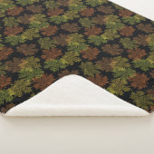 Sherpa Blanket-Kleine Herbstblätter Sherpadecke (3/4)