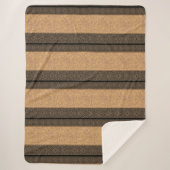 Sherpa Blanket-Large-Brown Yellowstone Sherpadecke (Vorderseite)