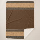 Sherpa Blanket-Large-Brown Yellowstone Sherpadecke (Vorderseite)