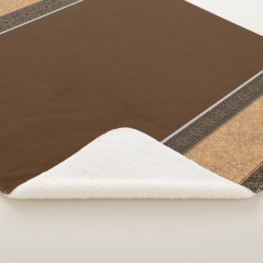 Sherpa Blanket-Large-Brown Yellowstone Sherpadecke (3/4)