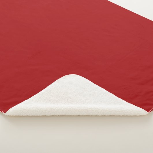 Sherpa Blanket-Large-Red Classic Sherpadecke (3/4)