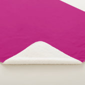 Sherpa Blanket, Magenta Sherpadecke (3/4)
