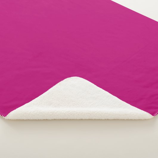 Sherpa Blanket, Magenta Sherpadecke (3/4)
