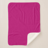 Sherpa Blanket, Magenta Sherpadecke (Vorderseite)