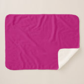 Sherpa Blanket, Magenta Sherpadecke (Vorderseite (Horizontal))