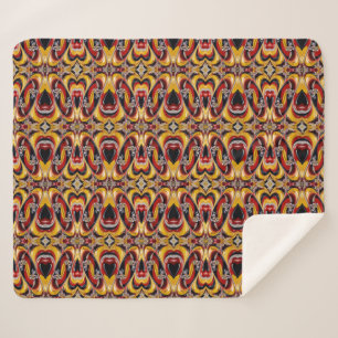 Sherpa Blanket mit belgischem Farbdesign Sherpadecke