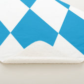 Sherpa Blanket mit der Flagge Bayerns, Deutschland Sherpadecke (3/4)
