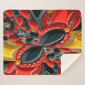 Sherpa Blanket mit Deutschland Colors Design Sherpadecke (Vorderseite (Horizontal))