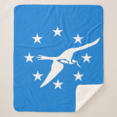 Sherpa Blanket mit Fahne von Corpus Christi Sherpadecke (Vorderseite)