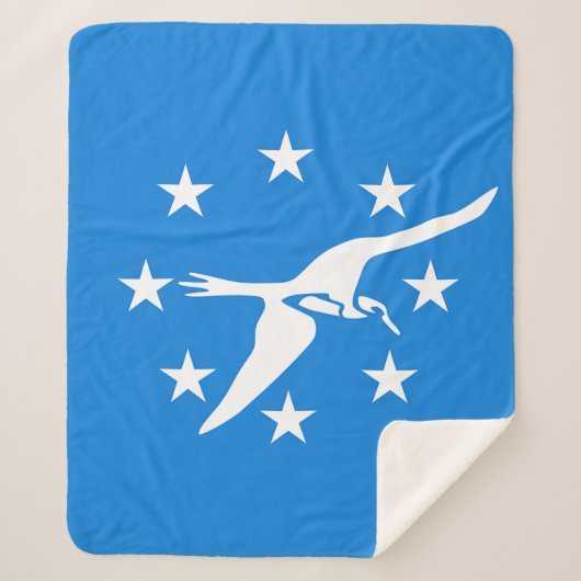 Sherpa Blanket mit Fahne von Corpus Christi Sherpadecke (Vorderseite)