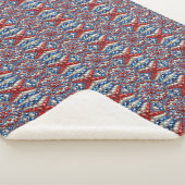 Sherpa Blanket mit niederländischem Farbdesign Sherpadecke (3/4)