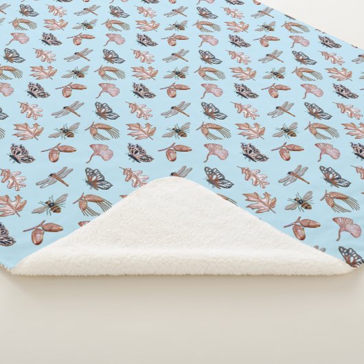 Sherpa Blanket, Naturdruck, für kleine Mädchen Sherpadecke (3/4)