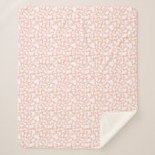 Sherpa Blanket - Pink Animal Print Pattern Sherpadecke (Vorderseite)