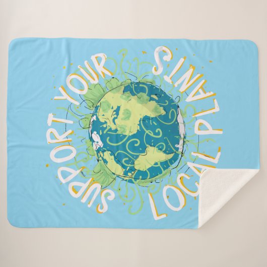 Sherpa Blanket Sherpadecke (Vorderseite (Horizontal))