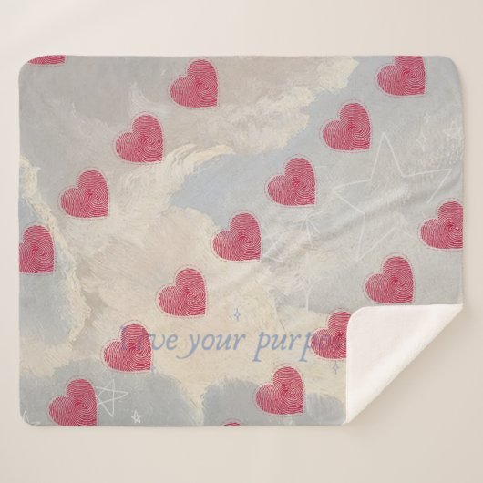 Sherpa Blanket Sherpadecke (Vorderseite (Horizontal))