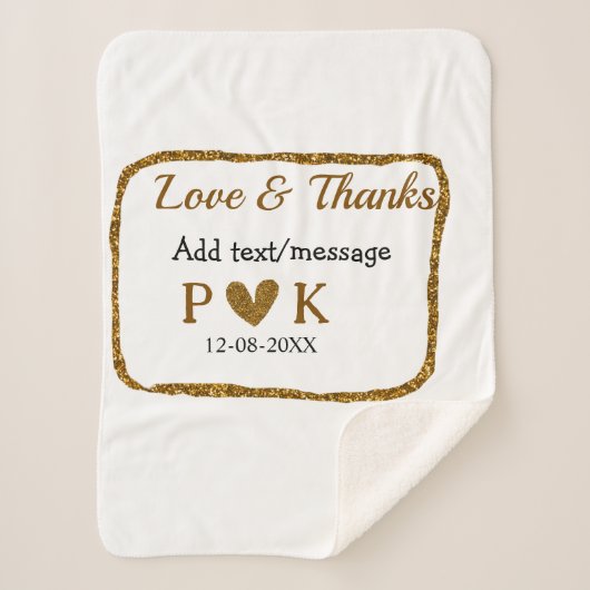 Sherpa Blanket Sherpadecke (Vorderseite)