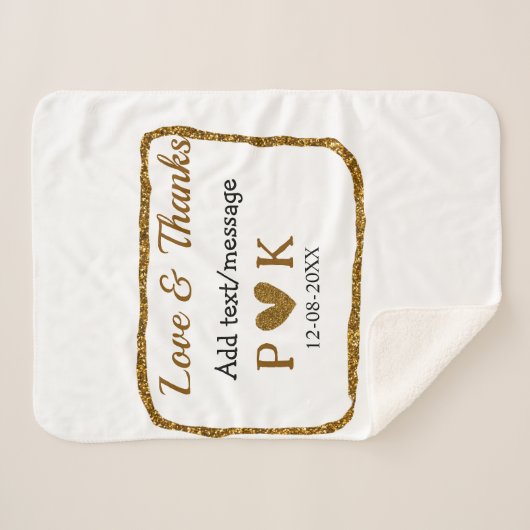 Sherpa Blanket Sherpadecke (Vorderseite (Horizontal))