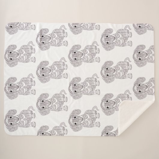 Sherpa Blanket Sherpadecke (Vorderseite (Horizontal))