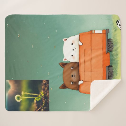 Sherpa Blanket Sherpadecke (Vorderseite (Horizontal))