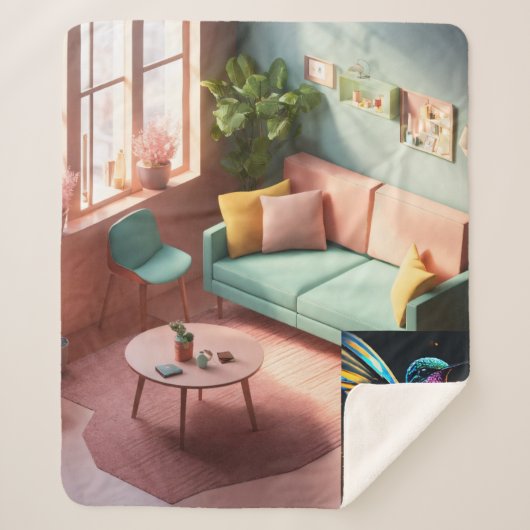 Sherpa Blanket Sherpadecke (Vorderseite)