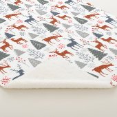 Sherpa Blanket - Skandinavisches Weihnachtsfest Sherpadecke (3/4)