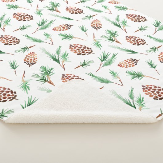 Sherpa Blanket (Small) - Autumn Pattern Sherpadecke (3/4)