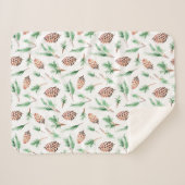 Sherpa Blanket (Small) - Autumn Pattern Sherpadecke (Vorderseite (Horizontal))