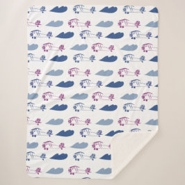 Sherpa Blanket Toy Flugzeug Sherpadecke