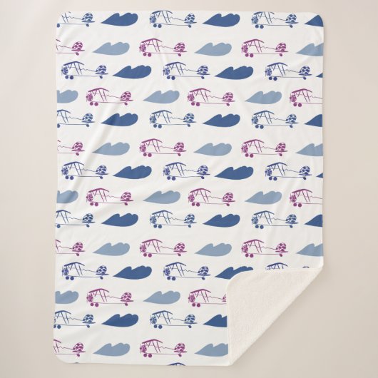 Sherpa Blanket Toy Flugzeug Sherpadecke (Vorderseite)