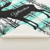 Sherpa Blanket-Yellowstone Elche Sherpadecke (3/4)