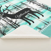 Sherpa Blanket-Yellowstone Hirsch Sherpadecke (3/4)