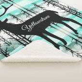 Sherpa Blanket-Yellowstone Hirsch Sherpadecke (3/4)