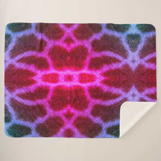 Sherpa Blanket Zebra Sherpadecke (Vorderseite (Horizontal))