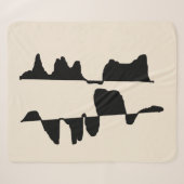 Sherpa-Decke Abstract Dual Face Sherpadecke (Vorderseite (Horizontal))
