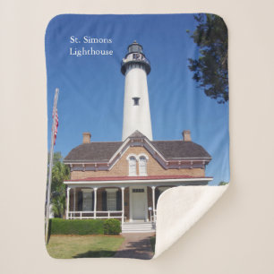 Sherpa-Decke aus dem Leuchtturm St. Simons Sherpadecke