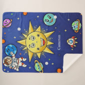 Sherpa-Decke Childhood Dreams, groß 152x203 cm Sherpadecke (Vorderseite (Horizontal))