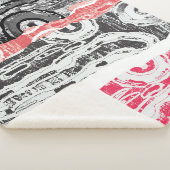 Sherpa-Decke – Friction Lands abstraktes Design Sherpadecke (3/4)