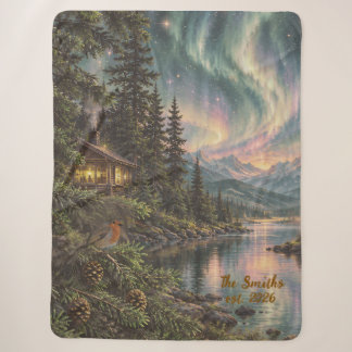Sherpa-Decke für Paare. Sterne Decke Sherpadecke