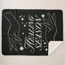 Sherpa-Decke | Healing Season Line Art