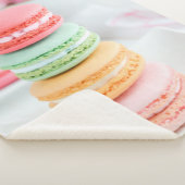 sherpa fleece blanket macarons sherpadecke (3/4)