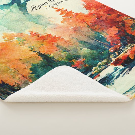 Sherpa Fleece Blanket Sherpadecke (3/4)