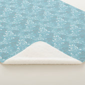 Sherpa Fleece Blanket - Wirbel von Blätter Sherpadecke (3/4)