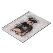 Sherpa-Fleece |Schnauzer Comfy Cosy Fleece Notizblock (Linke Seite)