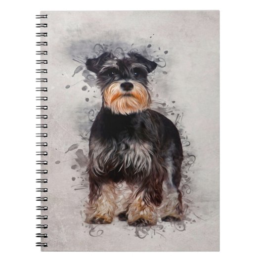 Sherpa-Fleece |Schnauzer Comfy Cosy Fleece Notizblock (Vorderseite)