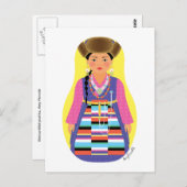 Sherpa Matryoshka Postcard Postkarte (Vorne/Hinten)