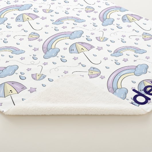 Sherpa Rainbow Blanket Sherpadecke (3/4)