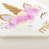 Sherpa Unicorn Blanket Sherpadecke (3/4)