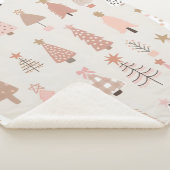 Sherpa-Weihnachtsbaum-Decke Sherpadecke (3/4)